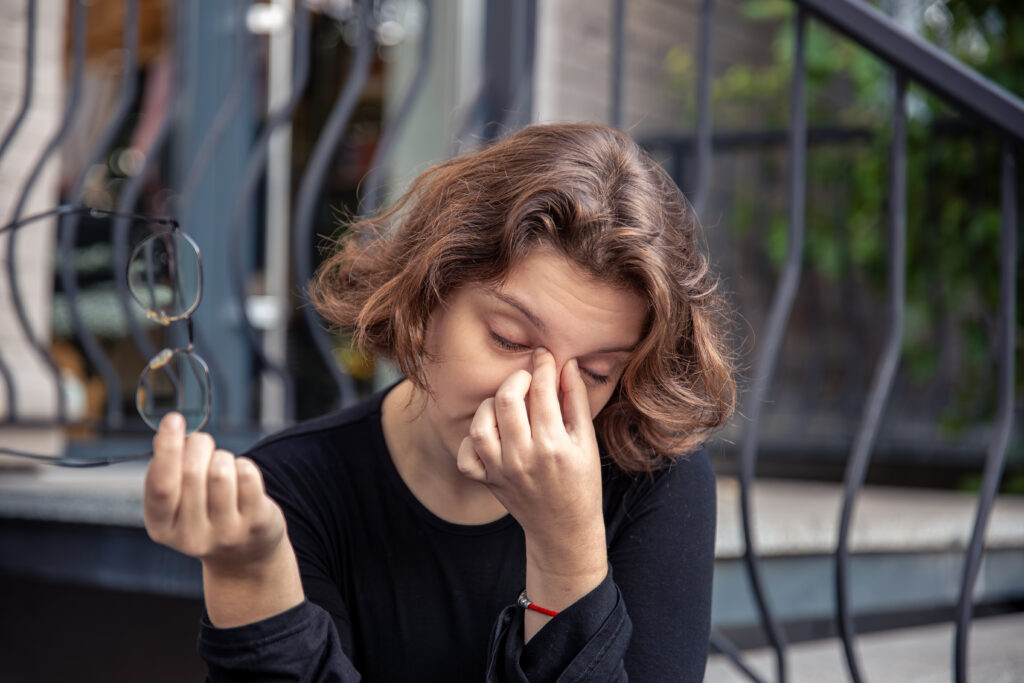 dry eyes in summer